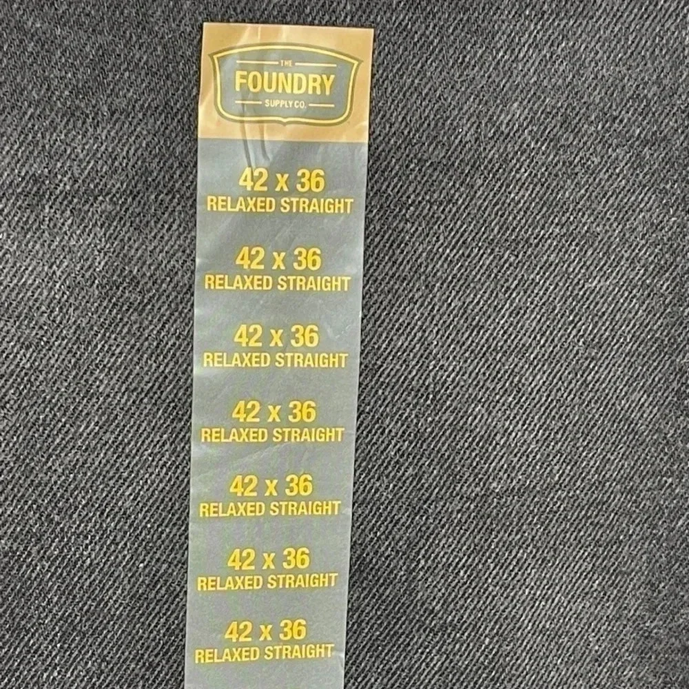 NWT’S. The Foundry Mens big and tall dark denim jeans.
Size: 42X36 - Picture 3 of 5